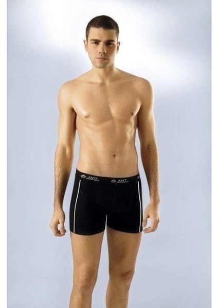 5 Adet, Likralı Pamuklu Şeritli Erkek Boxer %92 Coton( Pamuk) %8 Likra Siyah modelleri
