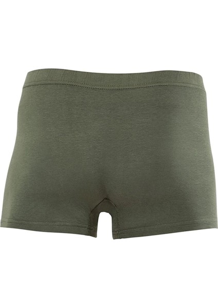 5 Adet, Pamuklu Esnek Erkek Boxer %92 Pamuk %8 Likra Haki fiyatları