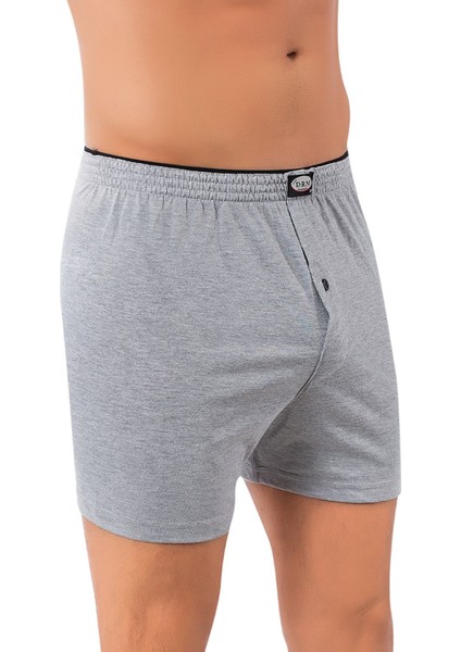 5 Adet, %100 Pamuklu, Havlu Bel, Düğmeli, Penye Erkek Boxer Şort