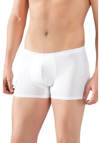 10 Adet, Bambu Kumaş, Süper Rahat, Likralı Erkek Boxer Külot