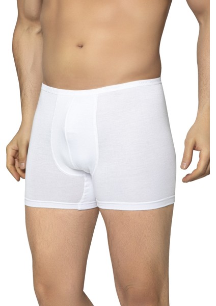 2'li Paket, Bambu Kumaş, Süper Rahat, Katlanmaz Lastikli, Likralı Erkek Boxer Külot