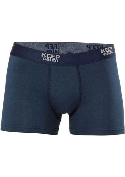 10 Adet,(Ekonomik Paket) Modal Rahat Erkek Boxer %47 Pamuk %47 Modal %6 Likra Lacivert