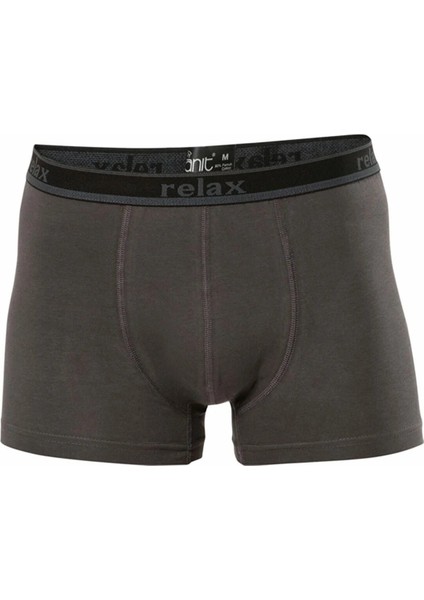 10 Adet, (Ekonomik Paket) Erkek Boxer %92 Pamuk, %8 Likra Antrasit