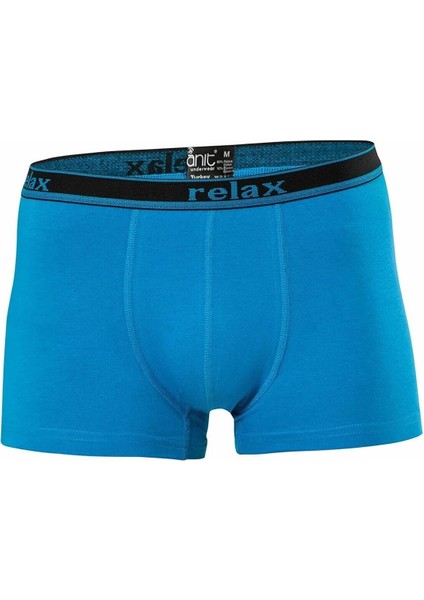 5 Adet, Erkek Boxer %92 Pamuk, %8 Likra Indigo