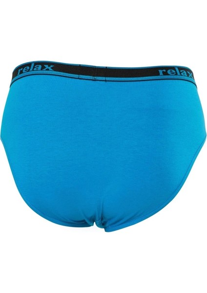 5 Adet, Relax Pamuklu Erkek Slip Külot %92 Pamuk %8 Likra Indigo fiyatları