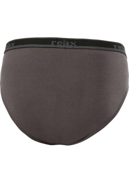 10 Adet, (Ekonomik Paket) Relax Pamuklu Erkek Slip Külot %92 Pamuk %8 Likra Antrasit fiyatları