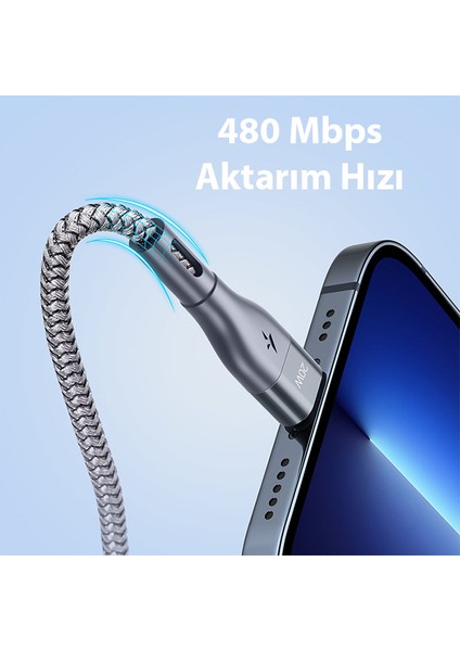 A1 20W Type-C To iPhone Lightning Ultra Hızlı Şarj ve Data Kablosu 1m fırsatları