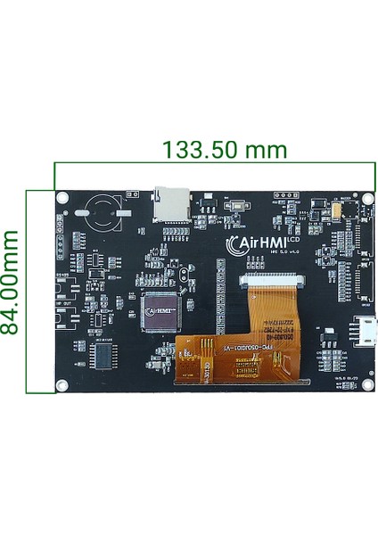 5" Resistive (Rezistif) Touch Elementary Hmi Ekran