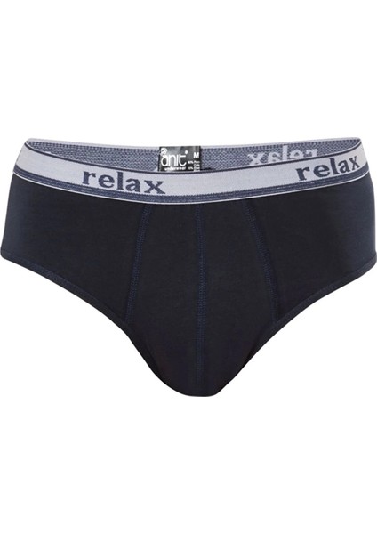 5 Adet, Relax Pamuklu Erkek Slip Külot %92 Pamuk %8 Likra Lacivert