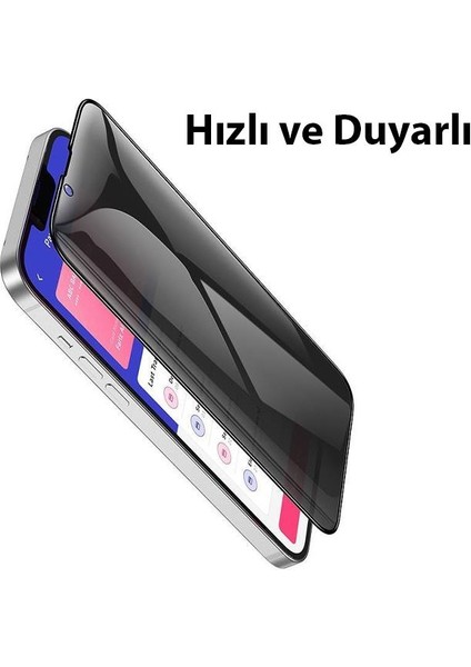 Polham Gizlilik Özellikli Iphone 13,13 Pro,iphone 14 Uym Privacy Ful Kaplama Kırılmaz Ekran Koruyucu