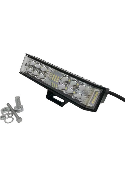 Offroad Sis Lambası 40 LED 20W Kırmızı-Beyaz-Mavi Çakarlı 12-30V / LASS296