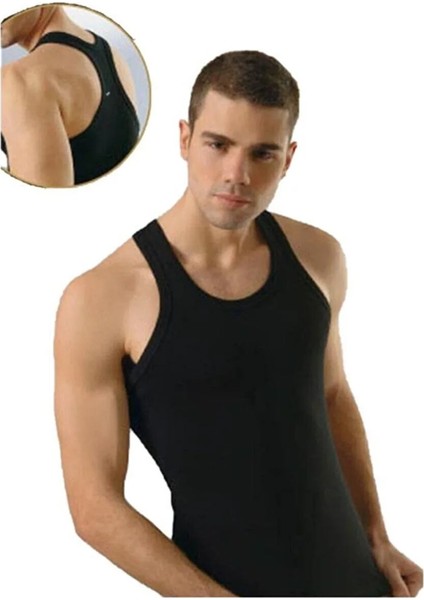 10 Adet, (Ekonomik Paket) Erkek Ribana Sporcu Atlet %100 Cotton (Ribana) Siyah fiyatları