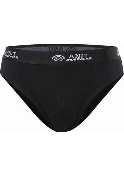 10 Adet, (Ekonomik Paket) Erkek Kemerli Slip Külot %100 Pamuk (Ribana ) Siyah