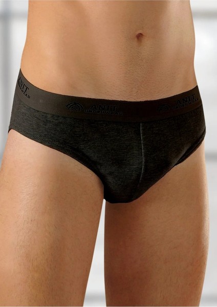 10 Adet, (Ekonomik Paket) Erkek Kemerli Slip Külot %100 Pamuk (Ribana ) Siyah modelleri