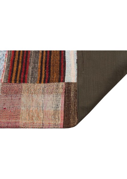 Patchwork Bej Patchwork Yün ve Pamuk El Dokuma Alan Halısı fiyatları