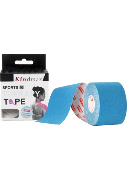 Kindmax Sporcu Bandı Kinesio Tape Mavi Renk