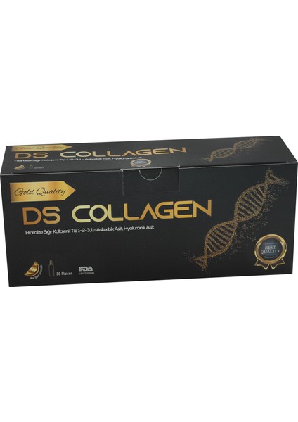 Gold Quality Tip 1 Tip 2 Tip 3 L-Askorbik Asit,Hyaluronik Asit Içeren 30 Flakon fırsatları