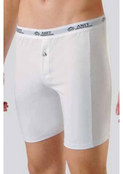 6 Adet, Erkek Likralı Uzun Boxer %92 Coton( Pamuk) %8 Likra Beyaz fiyatları