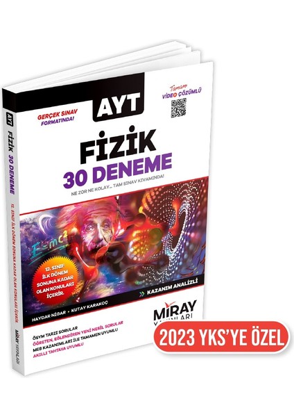 Miray Yayınları Yaynları AYT Fizik 30 Deneme 2023