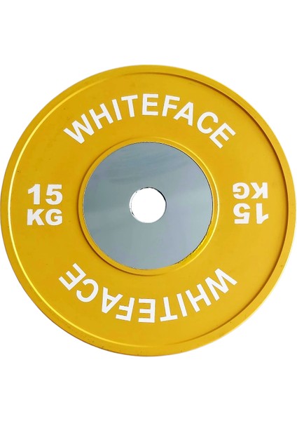 Olimpik Halter Plakası (Disk) 15KG (Sarı)