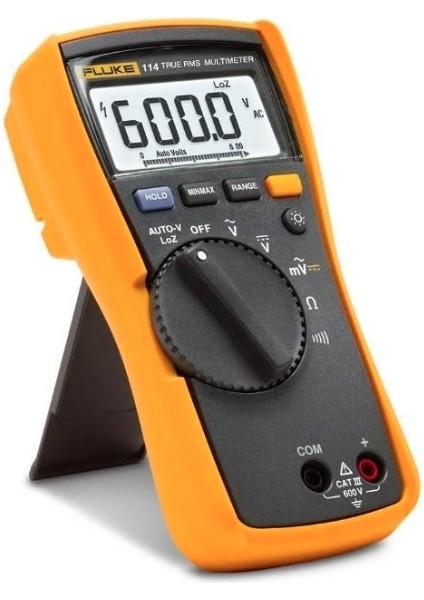 114 Eur True Rms Dijital Multimetre + 9V Alkalin Pil