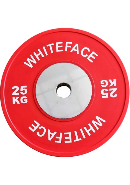 Olimpik Halter Plakası (Disk) 25KG (Kırmızı)