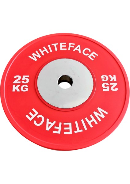 Olimpik Halter Plakası (Disk) 25KG (Kırmızı)