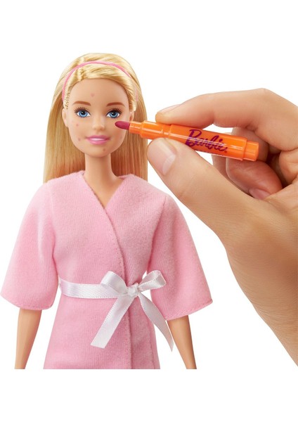 Melek Store  GJR84 Barbie'nin Yüz Bakımı Oyun Seti