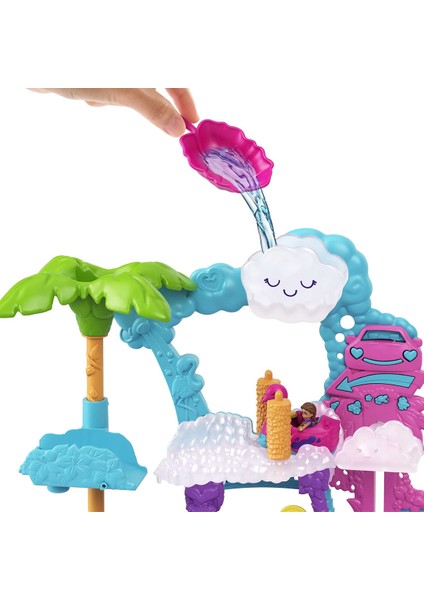 HHJ05 Polly Pocket Flamingo Araba Su Eğlencesi Seti fiyatları