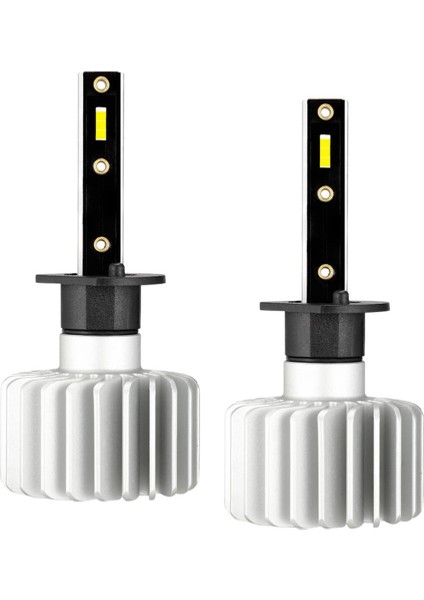 2 Adet Süper Parlak Otomatik LED H1 Sis Lambası Far Ampulleri 3500LM 20W 9-32V (Yurt Dışından)