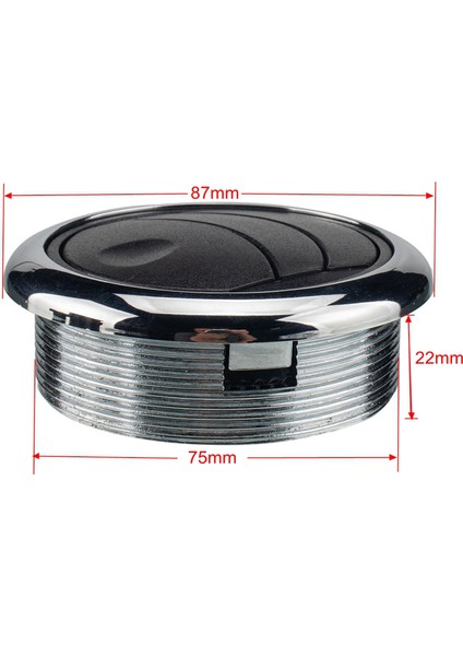 Atv Integral Tip 70MM Için Yuvarlak Elektrokullu Koşullandırma Hava Çıkışı Havalandırma Çıkışı (Yurt Dışından)
