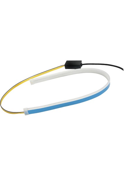 2-Set Drl 45CM Gündüz Çalışan Işık Yumuşak Tüp Kılavuzu Araba LED Şerit (Yurt Dışından) fırsatları
