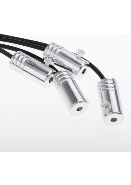 Rgb LED Araba Iç Fiber Optik Neon El Tel Şeridi Atmosferi Ortam Işığı 4 (Yurt Dışından)