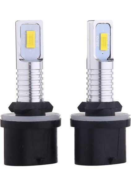 2 Adet 880 LED Sis Farları Dönüştürme Ampulleri Kiti 35W 4000LM 6000K Sarı (Yurt Dışından)