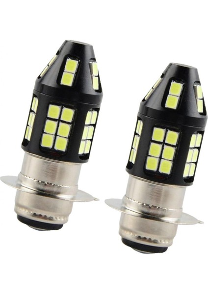 100W H6M LED Motosiklet Far Moto Ön Ampul Lamba Işığı 6500K (Yurt Dışından)