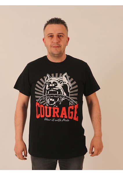 Unisex Kısa Kol T-Shirt Courage