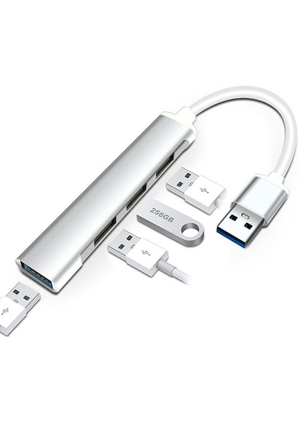 A-809 4in1 USB To USB Hub Çoğaltıcı Adaptör