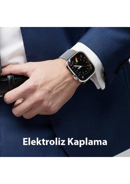 Polham Apple Watch Ultra 49MM Ful Koruma Kılıf ve Ekran Koruyucu, Hard Armor Zırhlı Silikon Kılıf