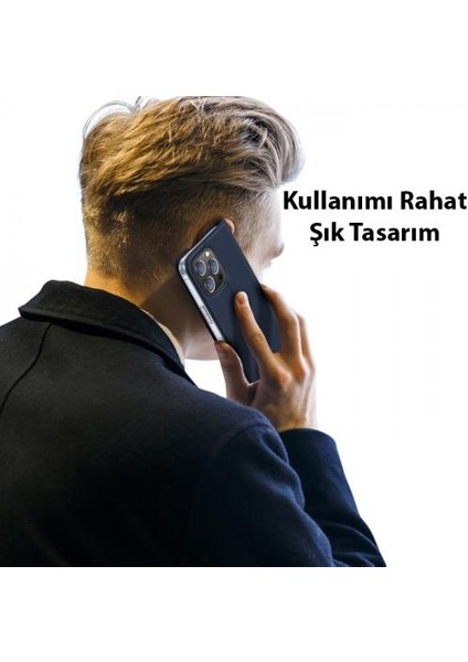 Polham Standlı Kartlıklı iPhone 14 Pro 6.1 Kapaklı Kılıf, Premium Pu Deri, Kamera Korumalı Kılıf