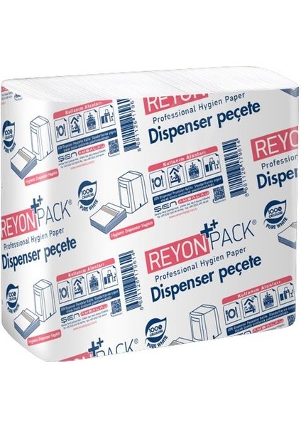 Dispenser Peçete 100'lü 18 Paket modelleri