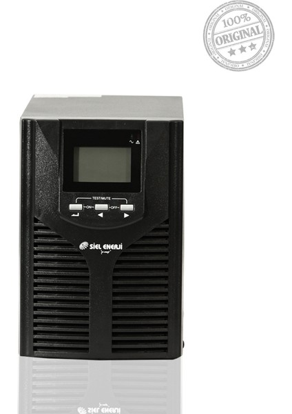 SLD 11 Model 1 Kva 1000 VA Online Ups 1F/1F 2*7 Ah Akü 5/15 Dakika Kesintisiz Güç Kaynağı