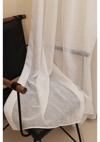 Foldet Gerçek Kalın Kırışmayan Keten Etekleri Kurşunlu 1-3 Sık Pile Kruvaze Tül Perde modelleri