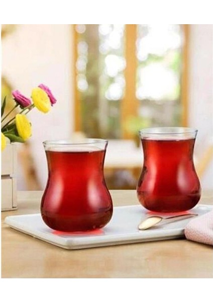 6 Lı Paşabahçe 42801 Semaver Çay Bardak 285 cc