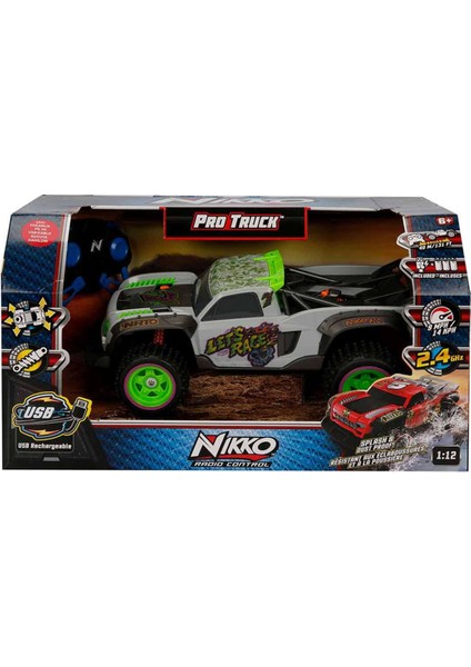 1:12 Nikko Pro Trucks Rc Uzaktan Kumandalı Araba 00606 Yeşil