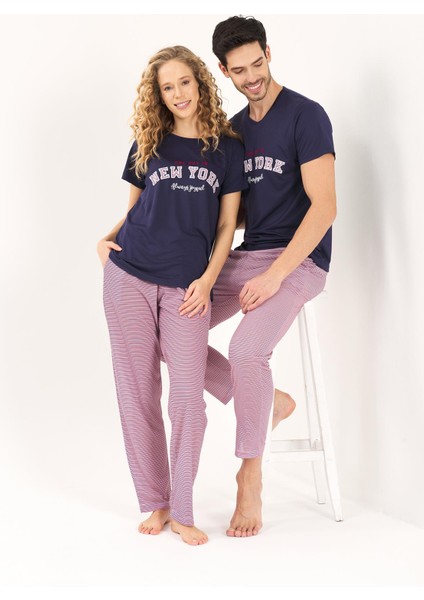 Yeni Inci Sevgili Karı Koca 2 Çift Pijama Takım 1971-841