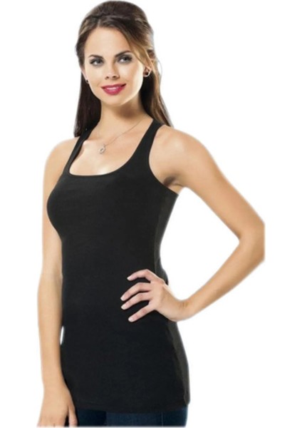 10 Adet, Bayan Kaşkorse Uzun Atlet %92 Pamuk - %8 Likra Siyah modelleri