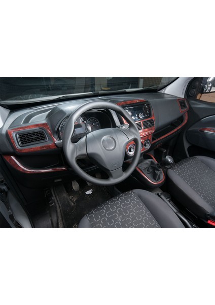 Meriç® Fiat Doblo Ön Torpido Kaplama Maun 27 Parça 2009-2015