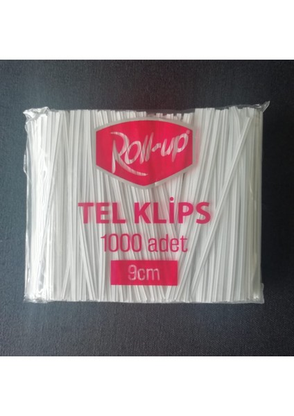 9 cm Tek Klips 1000'li 50 Paket