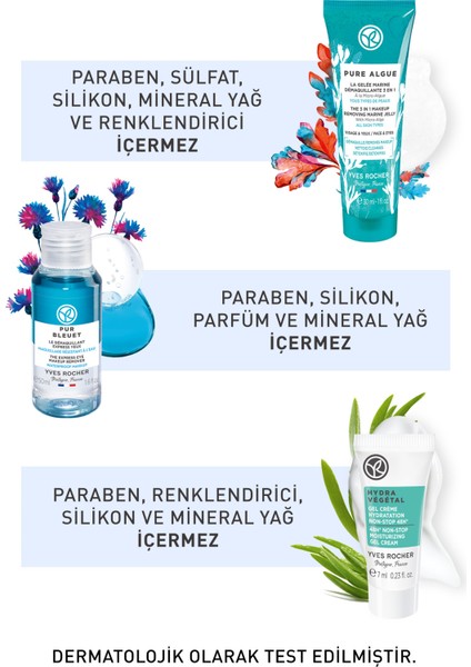 Yves Rocher Normal/Kuru Ciltlere Özel Makyaj Temizleyici Tanışma Seti fırsatları