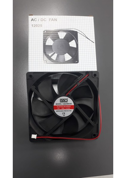 Isıso 120X120X25 24V Fan